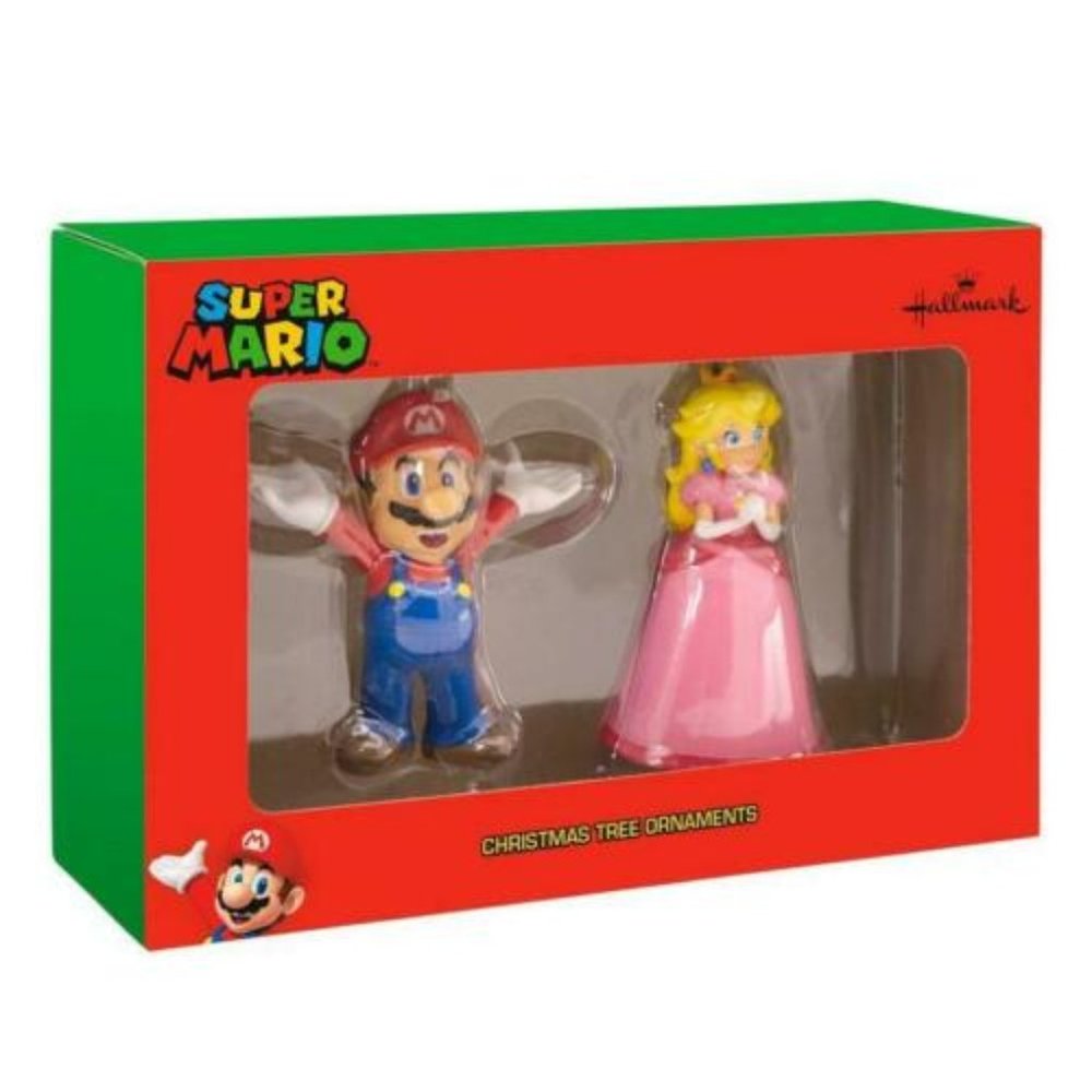 Super Mario Bros. Mario & Princess Peach Ornament - Picture 2 of 3